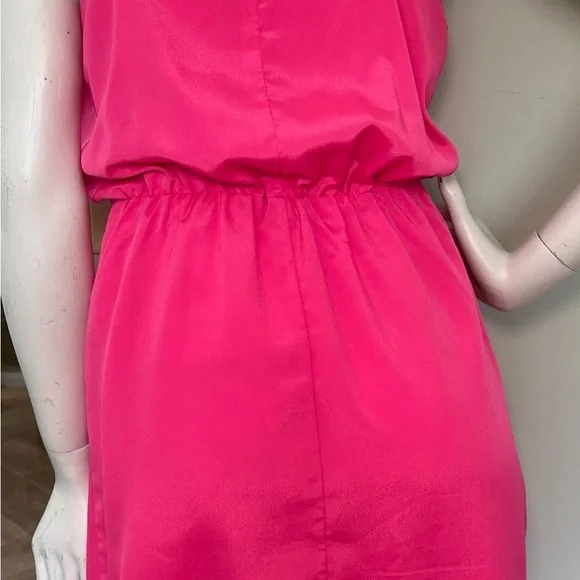 Lilly Pulitzer Pink  w/Green Embellishments Jennifer Mini Slip Dress Size S - Picture 2 of 7